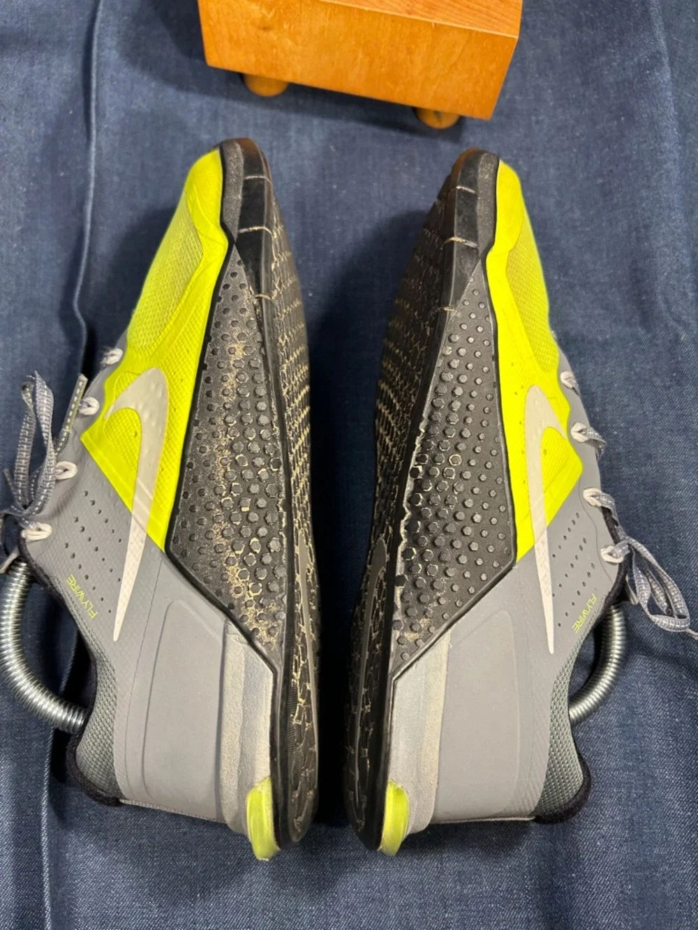 Nike Flywire athletic shoes
